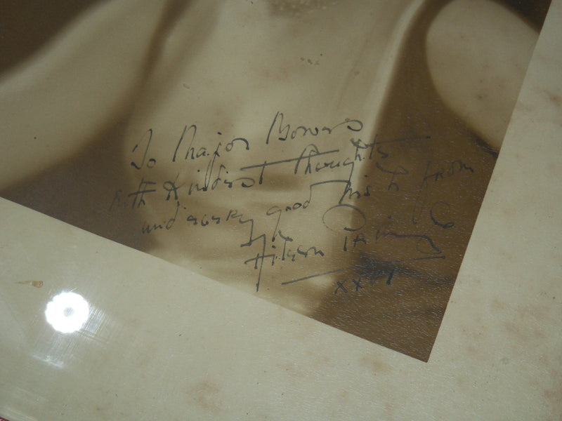ACTRESS INSCRIBED TO MAJOR BOWES FRAMED PHOTO - 11 1/2x14 1/2 - #208
