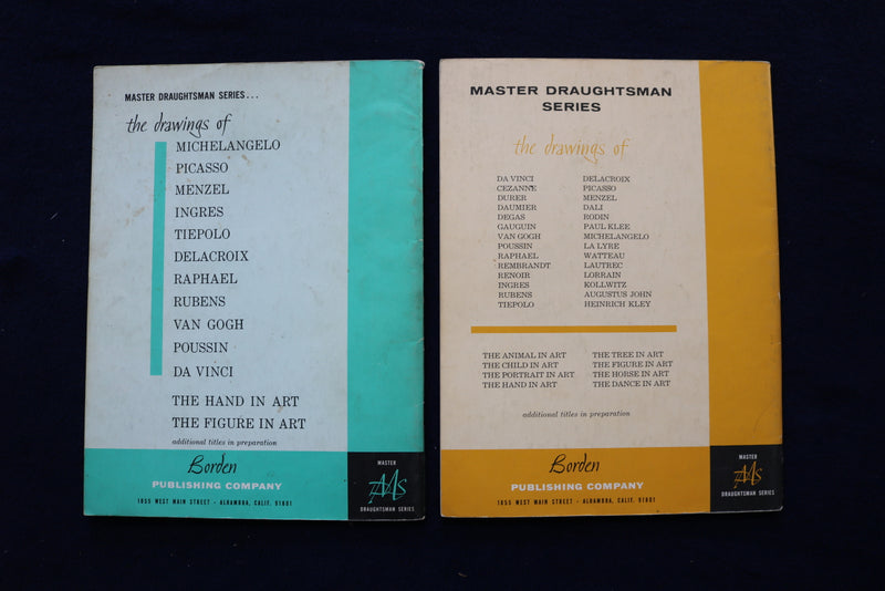 1964-1966 DRAWINGS OF DEGAS - LAUTREC - LOT OF 2 SOFTCOVER BOOKS - K 1446