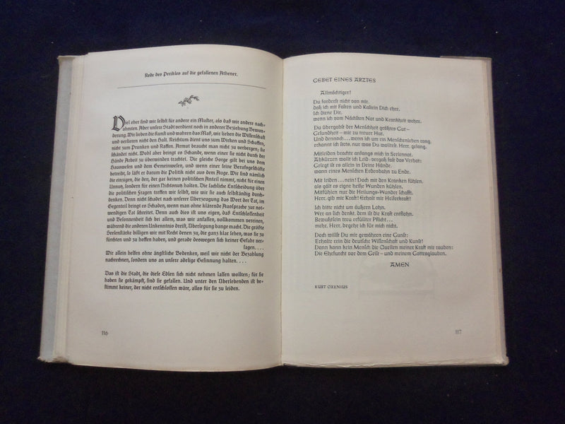 1949 UBER SCHONBEIT VON SCHRIFT UND DRUCT HARDCOVER BOOK -DR. KLINGSPOR- KD 8313