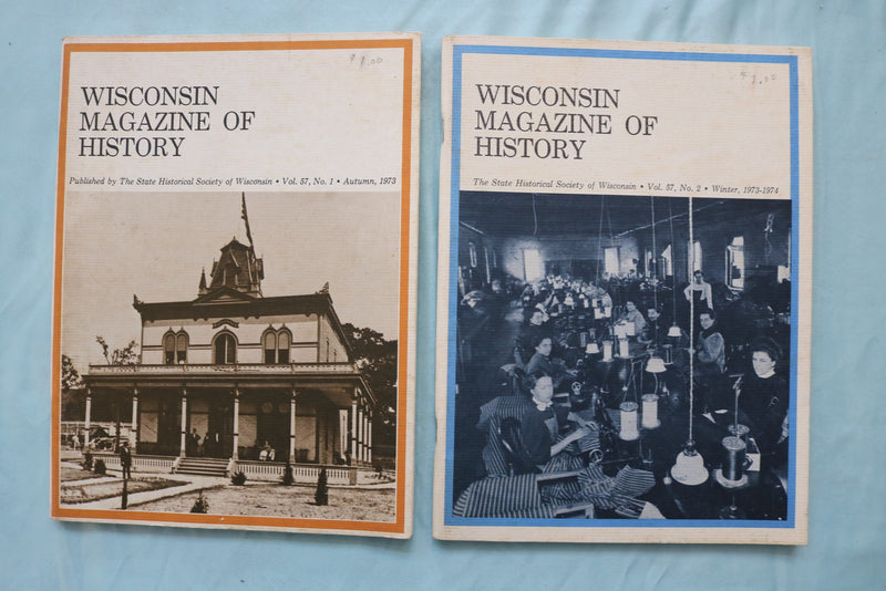 1951-1953 WISCONSIN MAGAZINE OF HISTORY - LOT OF 13 - O 3973