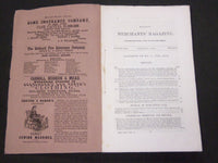 1860 HUNT'S MERCHANTS MAGAZINE AND COMMERCIAL REVIEW LOT OF 12 - WR 241L
