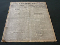 1921 AUGUST 24 NEW YORK TIMES - ZR-2 SPENDS NIGHT CRUISING NORTH SEA - NT 6137