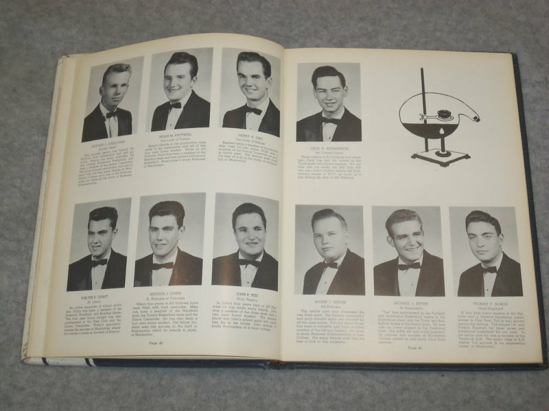 1957 HALLOWEEN ALL HALLOWS HIGH SCHOOL YEARBOOK - BRONX, NY - YB 1995