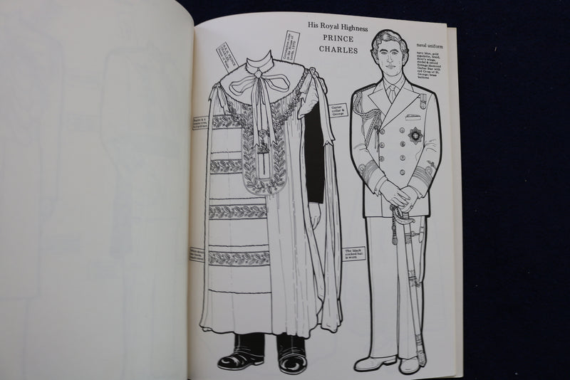 1982-2002 ROYAL FAMILY PAPER DOLL BOOKS - LOT OF 3 - O 3638
