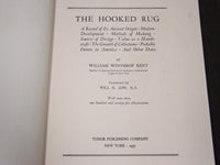 1937 THE HOOKED RUG BOOK BY WILLIAM W. KENT NEW EDITION - NICE PRINTS - KD 1031
