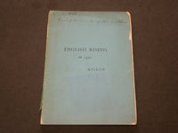 1892 THE ENGLISH RISING IN 1450 SOFTCOVER BOOK BY GEORGE KRIEHN - J 6190