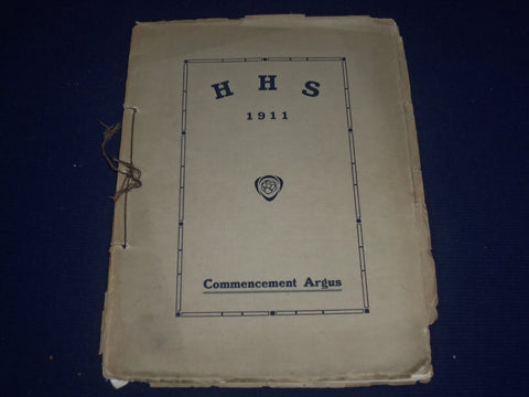 1911 COMMENCEMENT ARGUS FOR HARRISBURG HIGH SCHOOL SOFTCOVER BOOK - J 1294