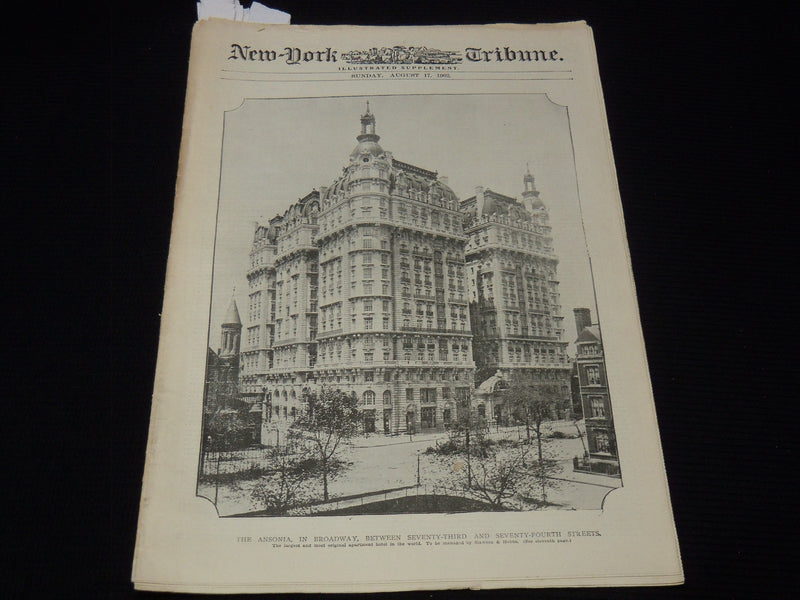 1902 AUG 17 NEW YORK TRIBUNE ILLUSTRATED SUPPLEMENT - OLIVER W. HOLMES - NP 9015