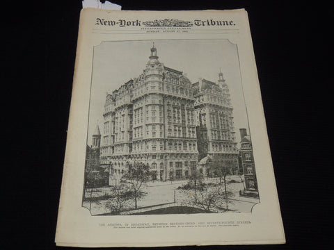 1902 AUG 17 NEW YORK TRIBUNE ILLUSTRATED SUPPLEMENT - OLIVER W. HOLMES - NP 9015