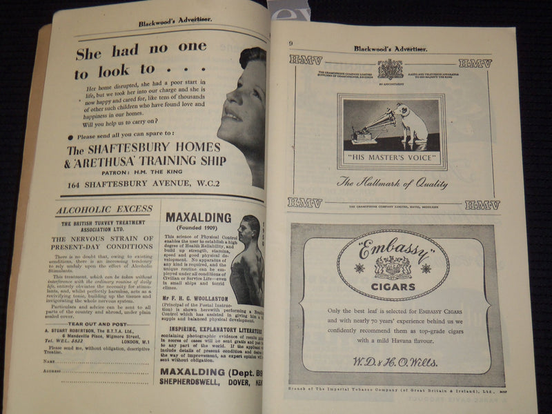 1950-1951 BLACKWOOD'S MAGAZINE LOT OF 4 ISSUES - WR 55L