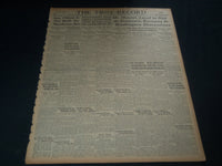 1931 OCT 22 TROY MORNING RECORD - PRESIDENT LEADS U. S. - EDISON - NT 7495
