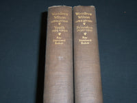1927 WOODREW WILSON LIFE & LETTERS BY RAY STANNDARD BAKER VOLUME 1 & 2 - KD 1433