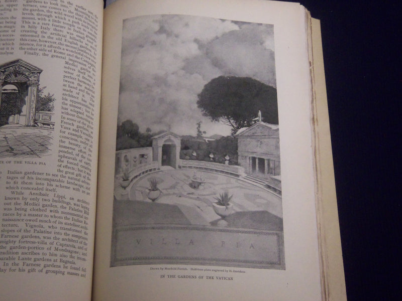 1904 FEBRUARY THE CENTURY MAGAZINE - ROMAN VILLAS BY MAXFIELD PARRISH - SP 2585