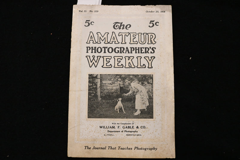 1918 OCTOBER 25 THE AMATEUR PHOTOGRAPHER'S WEEKLY MAGAZINE - K 1916