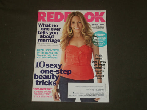 2010 AUGUST REDBOOK MAGAZINE - SHERYL CROW COVER - B 1547