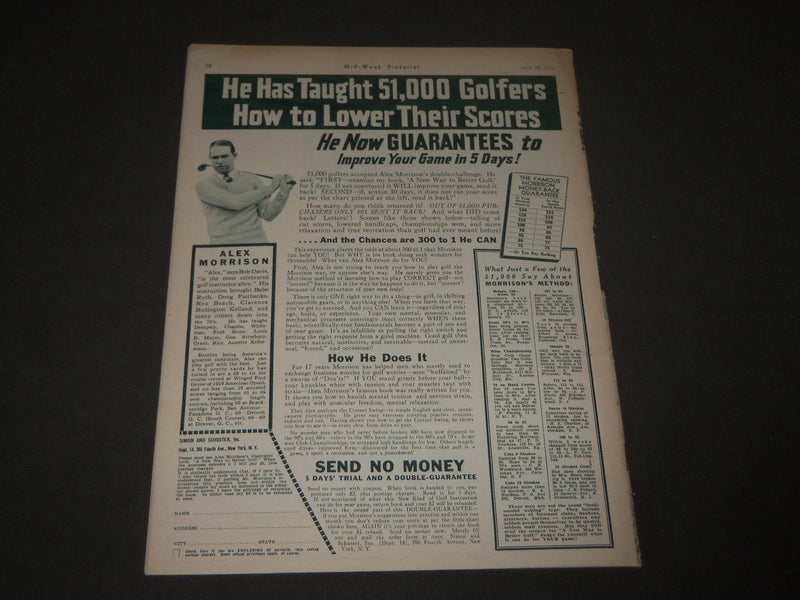1934 APRIL 28 NY TIMES MID-WEEK PICTORIAL MAGAZINE - BASEBALL PHOTOS - NP 2934