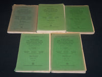 1951-1958 MAX PLANCK INSTITUT ZEITSCHRIFT GERMAN MAGAZINE LOT OF 5 - WR 106I