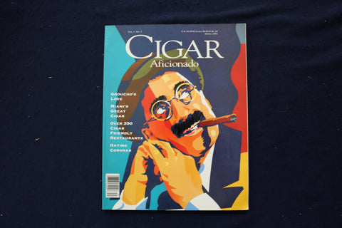 1993 SPRING CIGAR AFICIONADO MAGAZINE - GROUCHO MARX COVER - E 18670