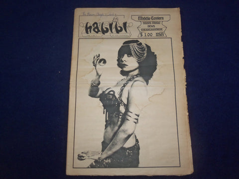 1978 HABIBI NEWSPAPER - VOLUME 4, NUMBER 9- MIDDLE EASTERN DANCE/MUSIC- NP 6865
