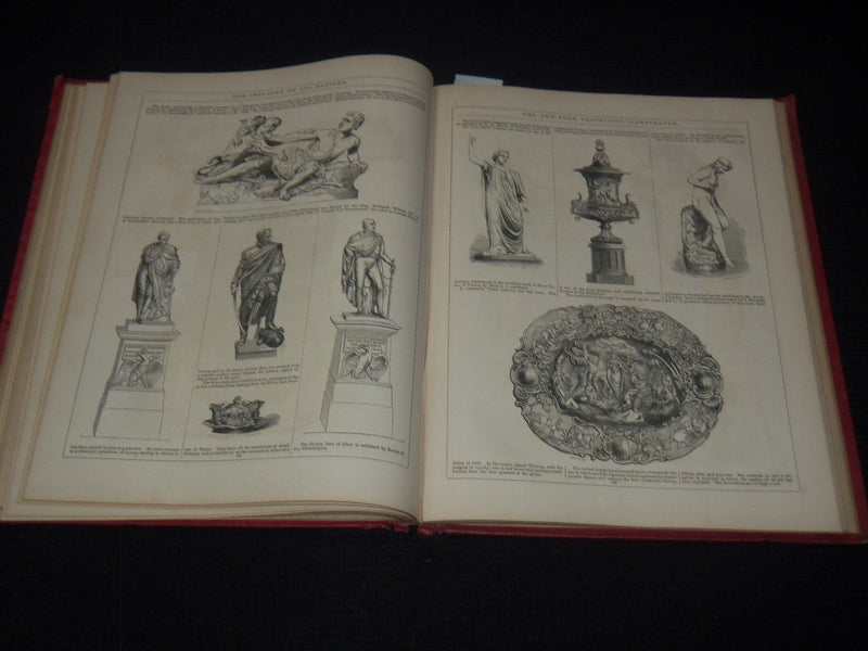 1854 THE WORLD OF ART & INDUSTRY ILLUSTRATED VOLUME -SILLIMAN - GOODRICH - Z 204