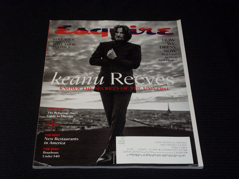 2021 WINTER ESQUIRE MAGAZINE - KEANU REEVES FRONT COVER - E 2170