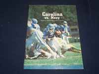 1984 SEPTEMBER 15 NAVY VS UNIVERSITY OF NORTH CAROLINA FOOTBALL PROGRAM-ST 4974R