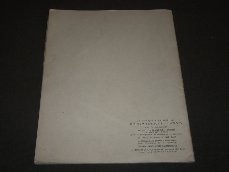 1950'S SALMON & LIMOGES CIE LES PORCELAINES FRENCH CATALOGUE - FR 503