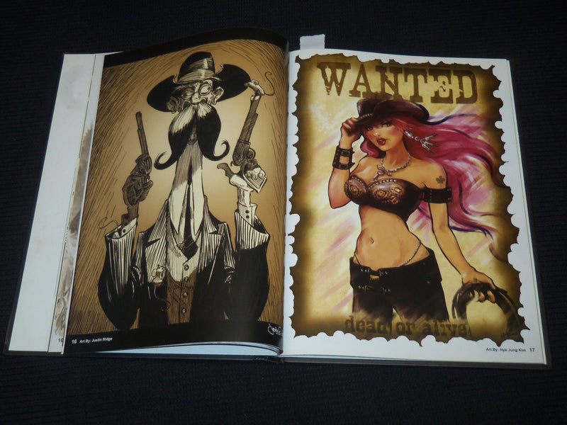 2008 CALGARY COMIC & ENTERTAINMENT EXPO ARTBOOK - HARDCOVER - KD 4585A