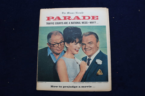 1961 DEC 3 PARADE MAGAZINE - B. WILDER, P. TIFFIN & JAMES CAGNEY COVER - E 22377