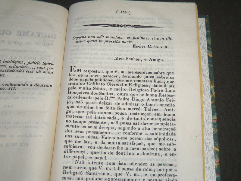 1830 O CELIBATO BY PADRE LUIS GONCALVES DOS SANTOS PORTUGUESE BOOK - KD 4053