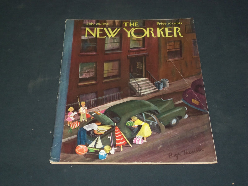 1952 JULY 26 THE NEW YORKER MAGAZINE - ILLUSTRATED COVER - NY 914
