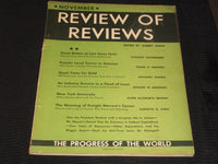1931 NOVEMBER REVIEW OF REVIEWS MAGAZINE - GREAT BRITAIN FACTS COVER - E 6356