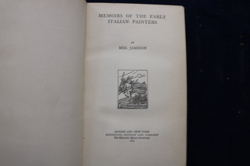 1885 MRS. JAMESON'S WORKS HARDCOVER BOOKS - LOT OF 5 - KD 9452