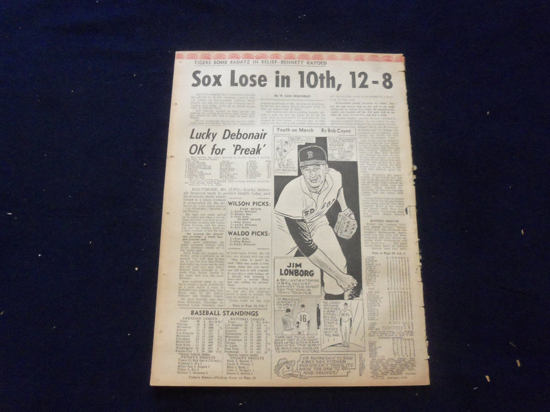 1965 MAY 15 BOSTON RECORD AMERICAN NEWSPAPER - JACKIE KENNEDY'S THANKS- NP 6291