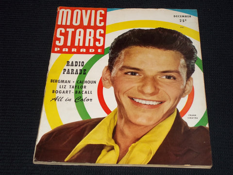 1947 DECEMBER MOVIE STARS PARADE MAGAZINE - FRANK SINATRA FRONT COVER - E 14846