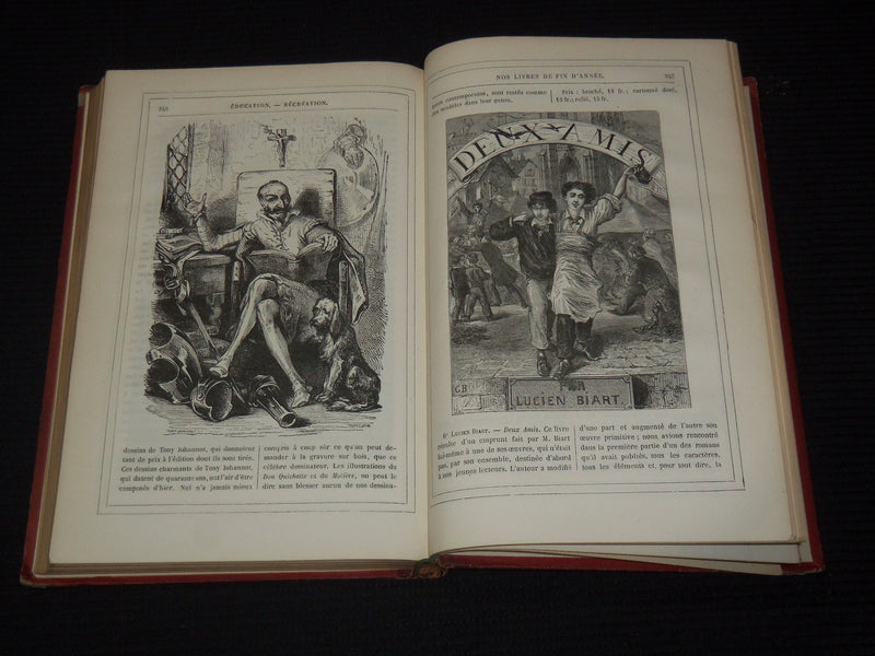 1877 MAGASIN D'EDUCATION FRENCH BOOK - JULES VERNE - #238
