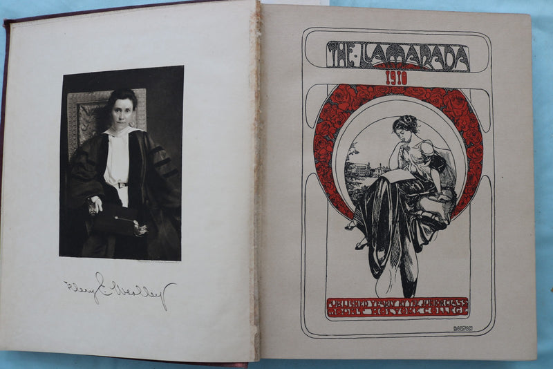 1910 THE LLAMARADA MT. HOLYOKE COLLEGE YEARBOOK - SOUTH HADLEY, MA - YB 3589
