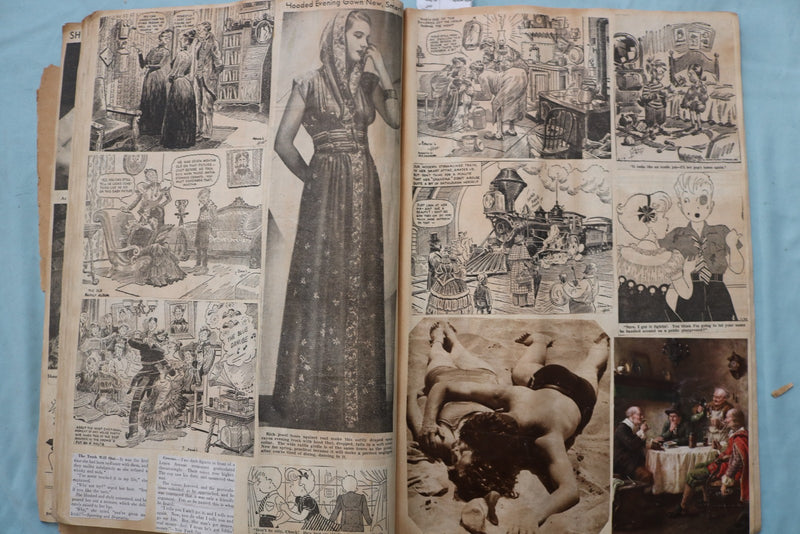 1939 HOLLYWOOD AND CARTOON SCRAPBOOK - E 26492
