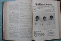 1905-1906 NORTHERN ILLINOIS NORMAL SCHOOL - BOUND VOLUME - KD 9651