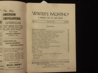 1943 AUGUST & 1945 SEPTEMBER WRITER'S MONTHLY MAGAZINE - LOT OF 2 - K 107