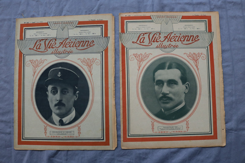 1919 LA GUERRE & LA VIE AERIENNE ILLUSTRE MAGAZINES- FRENCH - LOT OF 28 - O 3852