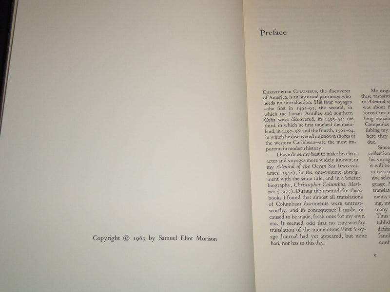 1963 CHRISTOPHER COLUMBUS BOOK BY SAMUEL ELIOT MORISON - BOXED - KD 5293V