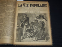 1885 JANUARY-MARCH LA VIE POPULAIRE FRENCH MAGAZINE BOUND VOLUME - R 89A