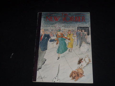 1955 FEBRUARY 12 THE NEW YORKER MAGAZINE - ILLUSTRATED COVER - NY 501
