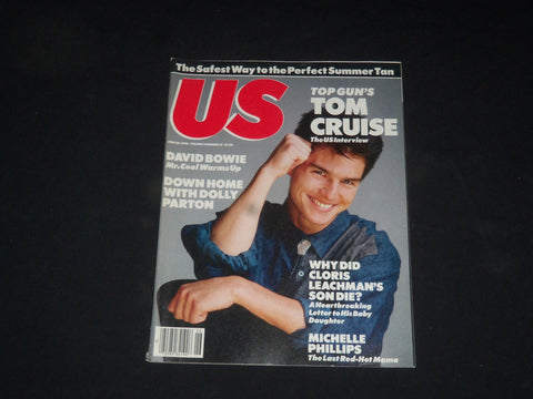 1986 JUNE 30 US MAGAZINE - TOM CRUISE COVER - SP 8653