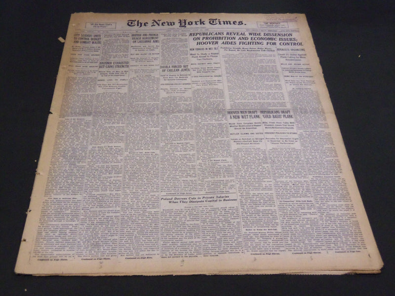 1932 JUNE 13 NEW YORK TIMES - RUTH HITS 19TH AND 20TH HOME RUNS - NT 4832