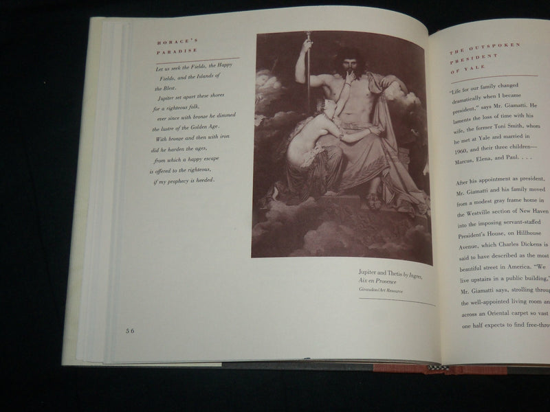 1991 A. BARTLETT GIAMATTI HARDCOVER BOOK BY ANTHONY VALERIO - KD 6712
