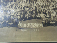 1923 JUNE DICKINSON CLASS FRAMED PHOTO - 22 1/2