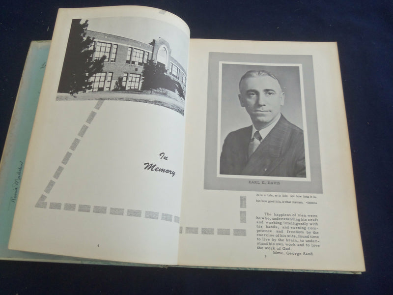 1956 THE ROCKET SCOTT TOWNSHIP HIGH SCHOOL YEARBOOK - ESPY, PA - YB 2698