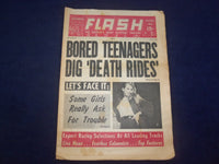 1965 JULY 24 FLASH NEWSPAPER - BORED TEENAGERS DIG 'DEATH RIDES' - NP 6946